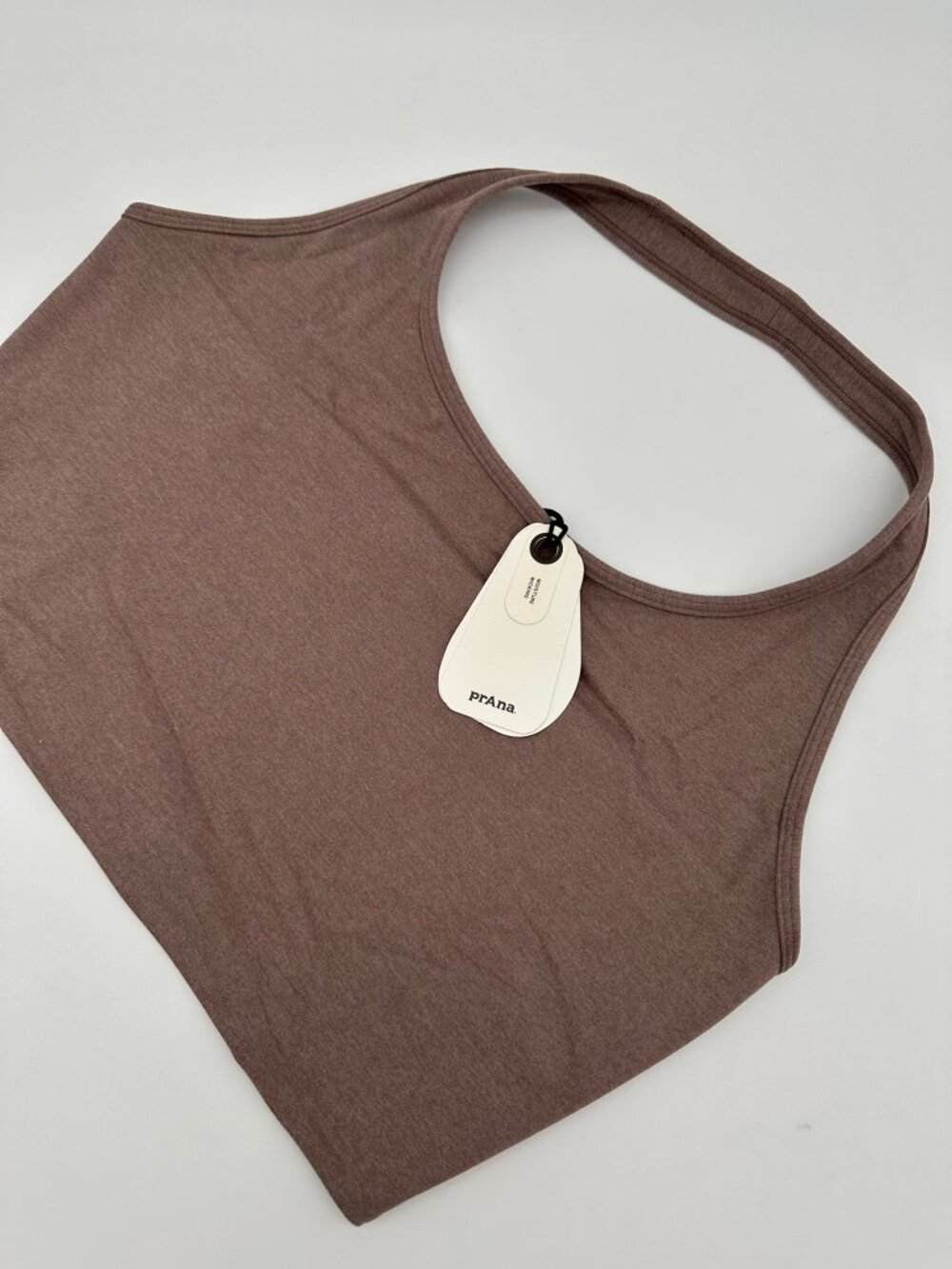 prAna Women's Ultralight Support Heavana Halter Top Size Large Carob Heather